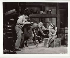 Richard Bailey, Fred Graham, and Linda Stirling in Manhunt of Mystery Island (1945)