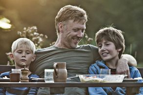 Mikael Persbrandt, Toke Lars Bjarke, and Markus Rygaard in In a Better World (2010)