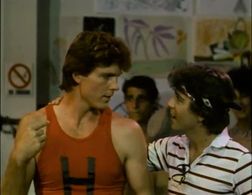 Michael Miller and Tom Nolan in School Spirit (1985)