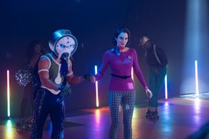 Brandon Perea and April Bowlby in Doom Patrol