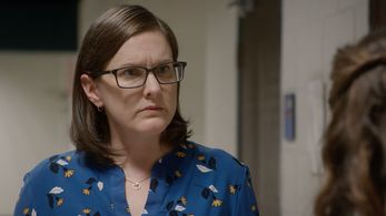 Erin Bradley Dangar as Counselor Blatt in Cobra Kai, Season 3, Episode 4