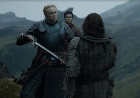 Rory McCann, Gwendoline Christie, and Daniel Portman in Game of Thrones (2011)