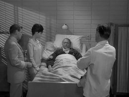 Richard Basehart, Nick Adams, Yvonne Craig, and Robert Dowdell in Voyage to the Bottom of the Sea (1964)