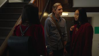 Matthew Finlan and Daniella Dela Peña in EZRA (2022)