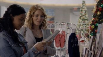 Candace Cameron Bure and Alisson Amigo in A Christmas Detour (2015)