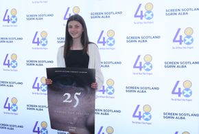Child actress Elizabeth Beattie at the award party of 48-Hour Film Project.