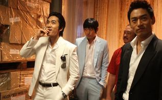 Ju Jin-Mo, Song Seung-heon, and Han Sun Jo in A Better Tomorrow (2010)