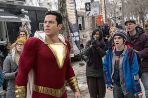 Zachary Levi and Jack Dylan Grazer in Shazam! (2019)