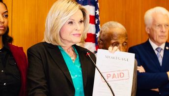 Commercial for mortgage companies..Congresswoman