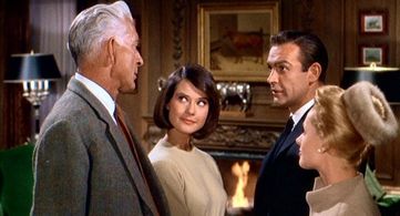 Sean Connery, Diane Baker, Tippi Hedren, and Alan Napier in Marnie (1964)