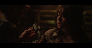 Jesse James and Kate Alden in The Hollow One (2015)