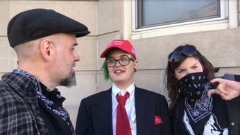 Embry Galen, Rod Webber, and Lauren Pespisa in 2020: The Dumpster Fire (2021)