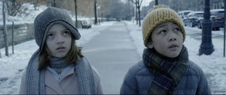 Lucinda Lee Dawson Grey and CJ Uy starring in Midair.