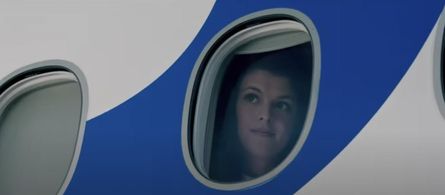 Nadia Borelli in United Airline's 
