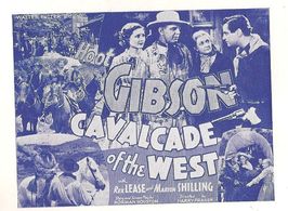 Hoot Gibson, Nina Guilbert, Rex Lease, and Marion Shilling in Cavalcade of the West (1936)