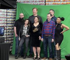 Special guests at a Horror Convention