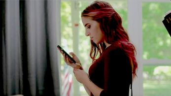 still from documentary MARK, WHAT'S THE PLAN? Alexis Spence, recovered from social media addiction