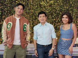 Jessica Villarubin, Mark Bautista, and Renz Verano in TiktoClock (2022)