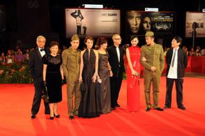 Chiao Chiao, Jack Kao, Virginia Lok, Kenneth Tsang, Yonfan, Wing Fan, Terri Kwan, Hsiao-chuan Chang, and Xuan Zhu at an 