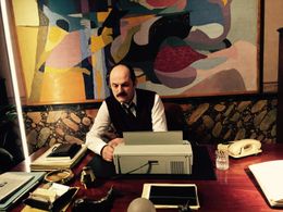 Roberto Faenza, Anthony Souter, and Riccardo Scamarcio in La verità sta in cielo (2016)