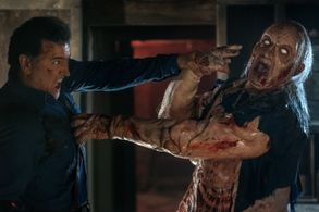 Ted Raimi and Bruce Campbell in Ash vs Evil Dead (2015)