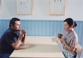 Satomi Kobayashi and Markku Peltola in Kamome Diner (2006)