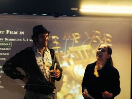 Paul Poet presenting EMPIRE ME at Floating Film Festival London 2014