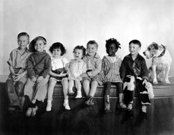 Scotty Beckett, Darla Hood, Shirley Jean Rickert, George 'Spanky' McFarland, Carl 'Alfalfa' Switzer, Harold Switzer, Bil