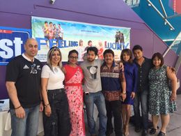 Aunanda Naaido, Rishi Deepak, Rachel Singh, Jagdish Punja, and Kal Kular at an event for Feeling Lucky (2016)