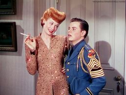 Lucille Ball and Tommy Dix in Best Foot Forward (1943)