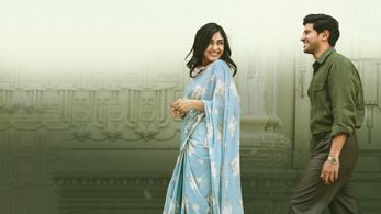 Dulquer Salmaan and Mrunal Thakur in Sita Ramam (2022)