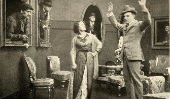 Ben F. Wilson in The Mystery of the Silver Snare (1914)