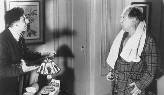 Anthony Quinn and John Turturro in Jungle Fever (1991)