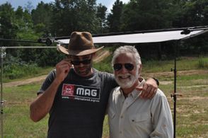 Chris Keener directing 'The Most Interesting Man in the World' Jonathan Goldsmith