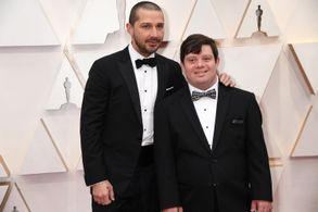 Shia LaBeouf and Zack Gottsagen at an event for The Oscars (2020)
