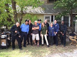 Another Pic Of us Goofing off behind the scenes of 