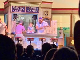 Riley as Lulu, in the Broadway musical, 