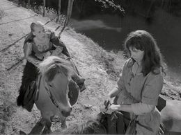 Gunnel Lindblom and Birgitta Pettersson in The Virgin Spring (1960)