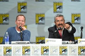 Kiefer Sutherland and Jon Cassar at an event for 24: Live Another Day (2014)