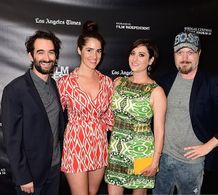 Manson Family Vacation screening at the LA Film Fest with actors Jay Duplass, Davie-Blue Leonora Pitts and Linas Phillip