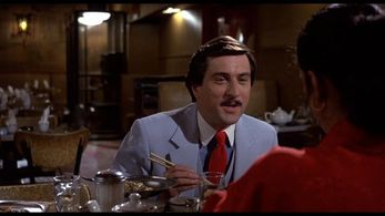 Robert De Niro and Diahnne Abbott in The King of Comedy (1982)