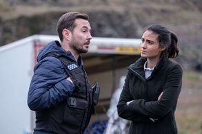 Martin Compston and Aiysha Hart in Line of Duty (2012)