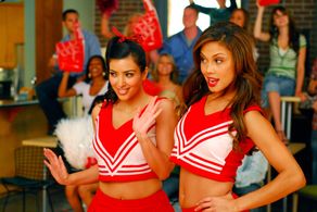 Vanessa Lachey and Kim Kardashian in Disaster Movie (2008)