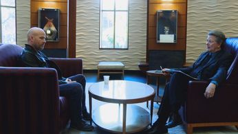 Timothy Guest (right) with Frederick Lawrence (left) in 