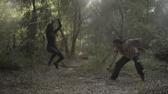 T.J. Storm and Neraida Bega in Power Play (2016)