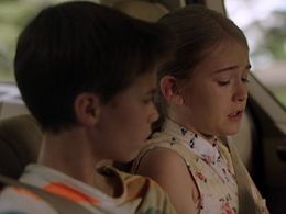 Ashley Gerasimovich and Liam Carroll in The Detour (2016)