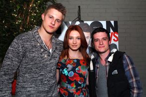 Josh Hutcherson, Alexander Ludwig, and Jacqueline Emerson