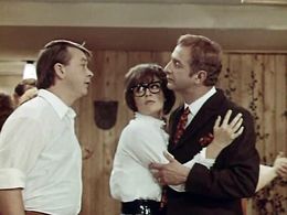 Igor Dmitriev, Irina Gubanova, and Boris Romanov in Gde vy, rytsari? (1971)
