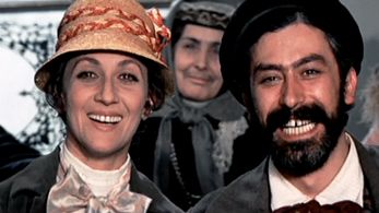 Sofiko Chiaureli and Vakhtang Kikabidze in Melodies of the Vera Quarter (1973)