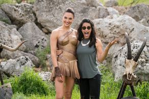 Gal Gadot and Tiffany Smith in Wonder Woman (2017)